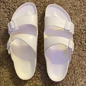 WHITE RUBBER BIRKENSTOCKS